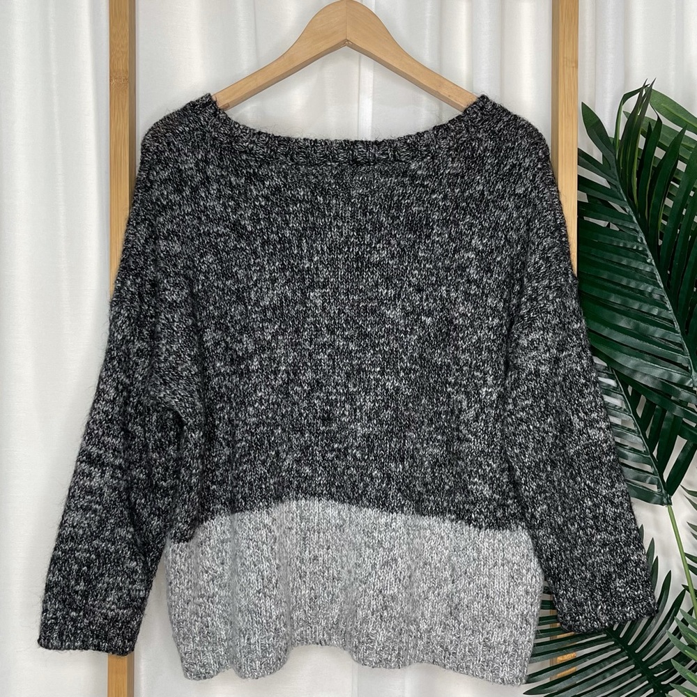 SOLD Gorman Grey Wool Alpaca Mohair Knit Jumper 10 - Picture 2 of 8